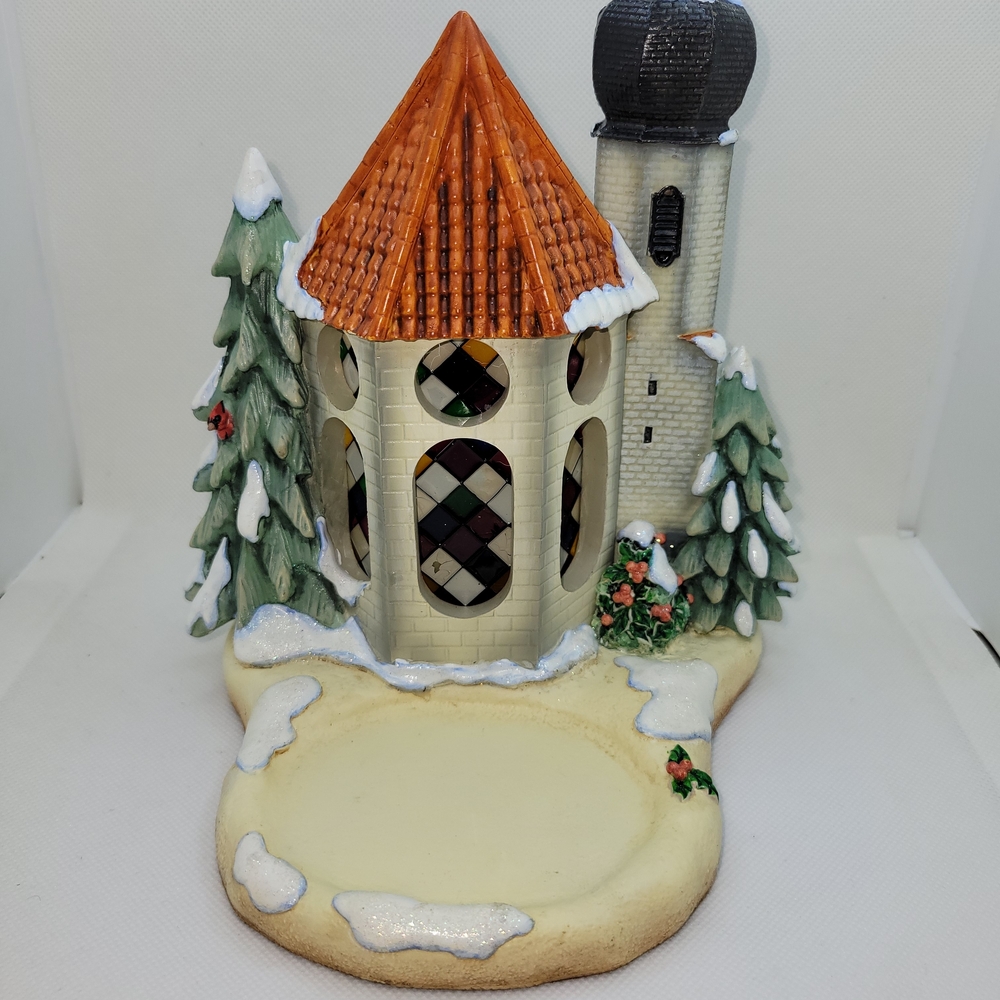2001 Hummel Scape Collection Wintertime Chapel #1067-D Music Box Goebel